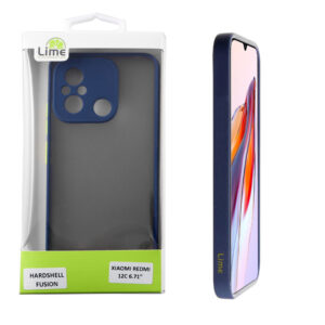 ΘΗΚΗ XIAOMI REDMI 12C 6.71" HARDSHELL FUSION FULL CAMERA PROTECTION BLUE WITH YELLOW KEYS