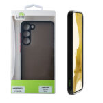 ΘΗΚΗ SAMSUNG S23 5G S911 6.1" HARDSHELL FUSION FULL CAMERA PROTECTION BLACK WITH RED KEYS