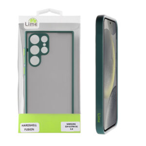 ΘΗΚΗ SAMSUNG S24 ULTRA 5G S928 6.8" HARDSHELL FUSION FULL CAMERA PROTECTION GREEN WITH YELLOW KEYS