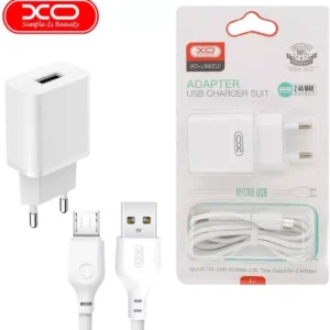 Φορτιστής XO L99 με Θύρα USB-A & Καλώδιο micro USB Λευκό