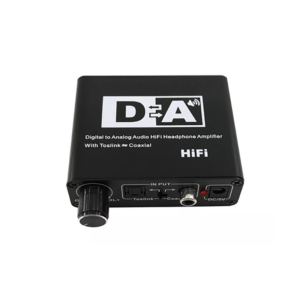 Optical/Toslink/Coaxial 192KHZ to RCA Μετατροπέας Ψηφιακού Ήχου με ρύθμιση έντασης