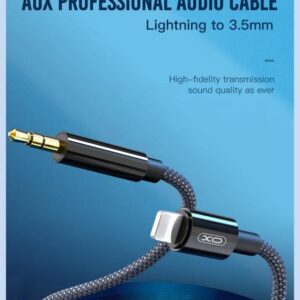 NBR211A Μετατροπέας Lightning σε 3.5mm Μαύρο.V.E