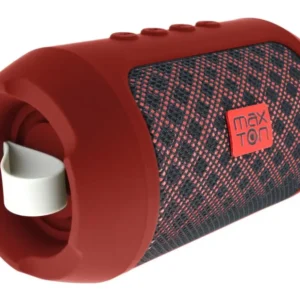 Φορητό Ηχείο Bluetooth Maxton Masaya MX116 3W Κόκκινο με Ενσωματωμένο Μικρόφωνο Audio-in MicroSD και .V.EFM Radio.V.E