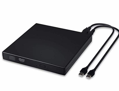 DVD28S Εξωτερικός Οδηγός Εγγραφής/Ανάγνωσης DVD/CD/CD για Laptop / Desktop Μαύρο