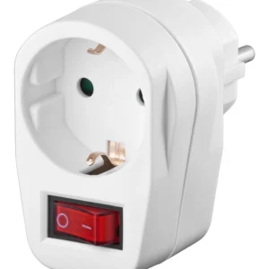 GOOBAY αντάπτορας ρεύματος 68906, schuko, 16A, λευκός