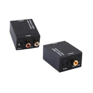 RCA to Optical/Toslink/Coaxial Μετατροπέας Αναλογικού Ήχου Σε Ψηφιακό