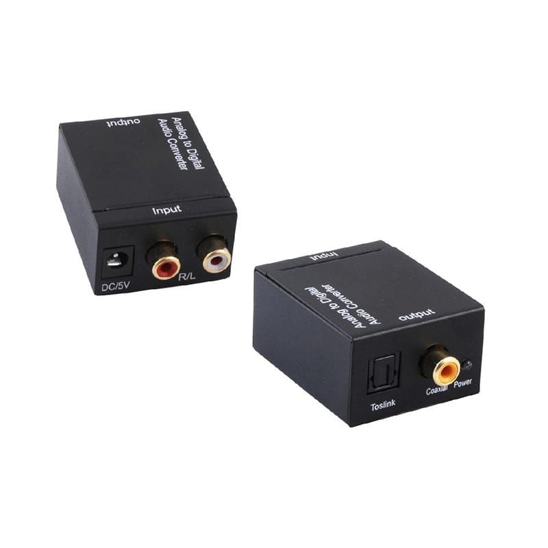 RCA to Optical/Toslink/Coaxial Μετατροπέας Αναλογικού Ήχου Σε Ψηφιακό