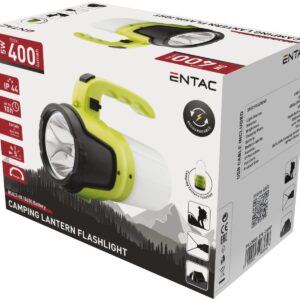 Entac Φακός 5W με Λειτουργία Λάμπας Κάμπινγκ