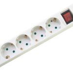 Entac Πολύπριζο 5 Θέσεων Με Διακόπτη Χωρίς Καλώδιο