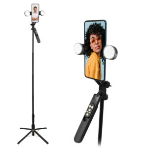 VT139 SELFIE STICK ΤΡΙΠΟΔΟ ΜΕ ΠΤΥΣΣΟΜΕΝΟ ΜΠAΣΤΟΥΝΙ (34.5cm - 180cm) + 2 ΜΙΚΡΑ ΦΩΤΙΣΤΙΚΑ