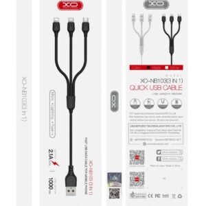 NB103 Καλώδιο Φόρτισης 3 σε 1