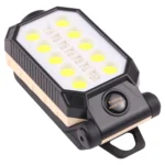 Προβολέας Working Lamp Flashlight USB Επαναφορτιζόμενο με Γάντζο W599A Μαύρο