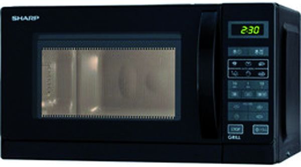Sharp Φούρνος Μικροκυμάτων με Γκριλ 20L 800W Μαύρο